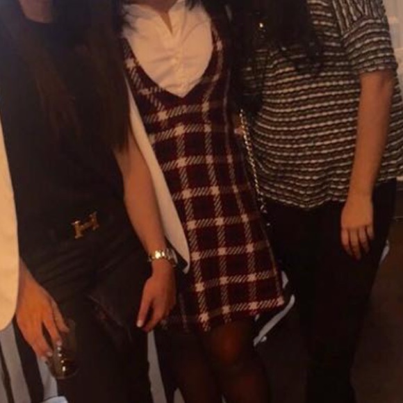 ZARA PLAID PINAFORE DRESS - Picture 2 of 3